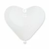 Funny Balloons Usa Latex Balloons CR10: #001 White Heart Shape 560107 2 Funny Balloons Usa Latex Balloons CR10: #001 White Heart Shape 560107