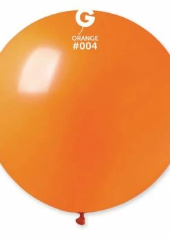 Funny Balloons Usa Latex Balloons G30: #004 Orange 329735 Standard Color 31 In