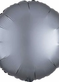 Funny Balloonsusa Satin Luxe Graphite Round 39916 Foil Balloons