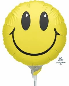 Funny Balloons Usa Mini Smile Face 05510 Foil Balloons