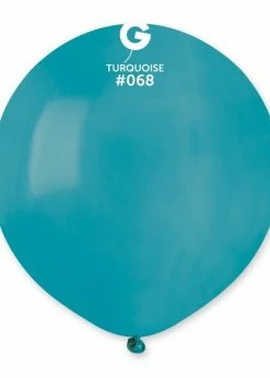 Funny Balloons Usa Latex Balloons G150: #068 Turquoise 156850 Standard Color 19 In