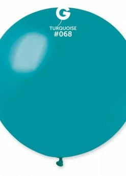 Funny Balloons Usa G30: #068 Turquoise 340228 Standard Color 31 In