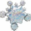 Funny Balloons Usa Snowflake Cluster Prism 0805201 Foil Balloons