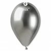 Funny Balloons Usa GB120: #089 Shiny Silver 128956 Shiny Balloons