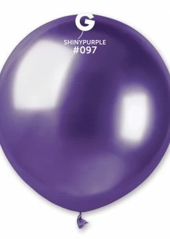 Funny Balloons Usa GB150: #097 Shiny Purple 159752 Shiny Balloons