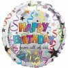 Funny Balloons Usa Happy Birthday From All Of Us 13555 Foil Balloons