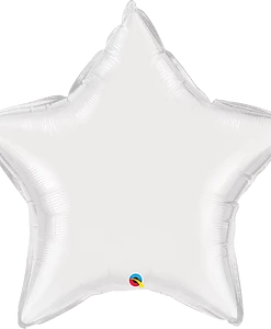 Funny Balloons Usa Foil Balloons White Star 15160