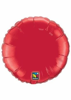 Funny Balloons Usa Ruby Red Round 12681 - 36 In