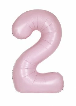 Funny Balloons Usa 2 Light Pink Number 13882 - 34 In