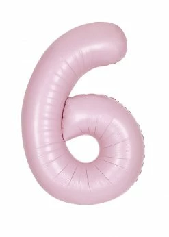 Funny Balloons Usa 6 Light Pink Number 13886 - 34 In