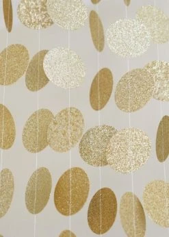 Funny Balloons Usa 3D Mini Banner Diamond Gold Circle 98138