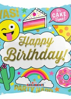 Funny Balloons Usa Foil Balloons Emoji Happy Birthday Fun 15440-18