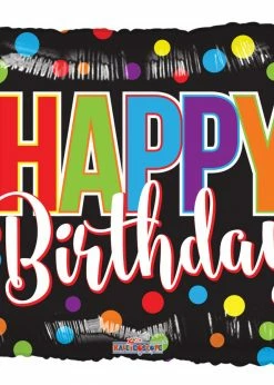 Funny Balloonsusa Happy Birthday Color Spots 15496 - 36