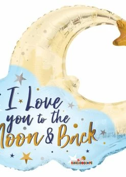 Funny Balloons Usa I Love You To The Moon & Back 16062-36 Foil Balloons