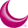 Funny Balloons Usa Fuchsia Crescent 1618999 - 26 In