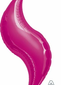 Funny Balloons Usa Foil Balloons Fuchsia Curve 1620399 - 36 In