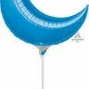 Funny Balloons Usa Foil Balloons Blue Crescent 1622599 - 17 In