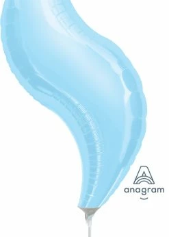 Funny Balloons Usa Pastel Blue Curve 1635499 - 19 In