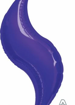 Funny Balloons Usa Purple Curve 1642299 - 28 In Foil Balloons