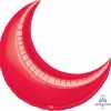 Funny Balloons Usa Red Crescent 1668499 - 35 In Foil Balloons
