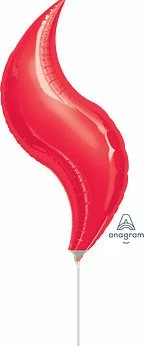 Funny Balloons Usa Red Curve 1668699 - 19 In