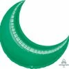 Funny Balloons Usa Green Crescent 1777799 - 26 In Foil Balloons