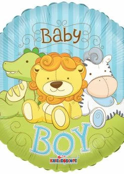 Funny Balloons Usa Baby Boy Jungle Animals 19514-18