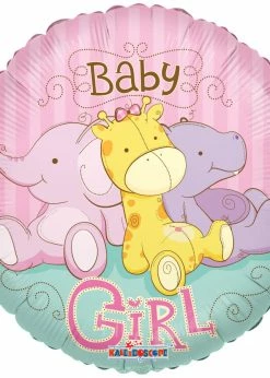 Funny Balloons Usa Baby Girl Jungle Animals 19515 - 18