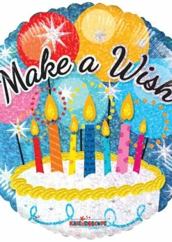 Funny Balloons Usa Make A Wish Cake 19538-18