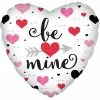 Funny Balloons Usa Be Mine Hearts And Arrow 224081 Foil Balloons