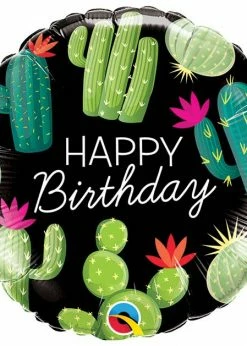 Funny Balloons Usa Happy Birthday Cactus Party 78662