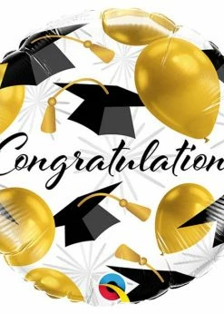 Funny Balloons Usa Congratulations Gold Balloons 82283 Foil Balloons