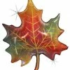 Funny Balloons Usa Foil Balloons Glitter Fall Leaf 25144