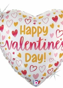 Funny Balloons Usa Foil Balloons Ombre Hearts Happy Valentine's 26156
