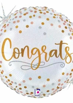 Funny Balloonsusa Congrats Confetti 26182 Foil Balloons