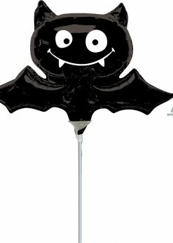 Funny Balloons Usa Foil Balloons Mini Black Bat 27269 - 13 In