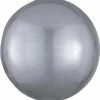 Funny Balloons Usa Foil Balloons Orbz Silver 28201