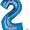 Funny Balloons Usa Foil Balloons 2 Royal Blue 2827601 - 34 In