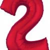 Funny Balloons Usa Foil Balloons 2 Red 2827701 - 34 In