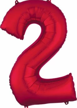 Funny Balloons Usa Foil Balloons 2 Red 2827701 - 34 In