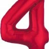 Funny Balloons Usa 4 Red 2828301 - 34 In