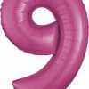 Funny Balloons Usa Foil Balloons 9 Pink 2829901 - 34 In