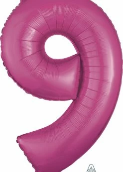 Funny Balloons Usa Foil Balloons 9 Pink 2829901 - 34 In