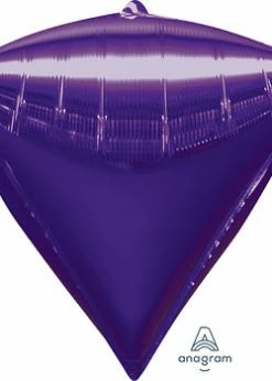 Funny Balloons Usa Diamondz Purple 28342 Foil Balloons