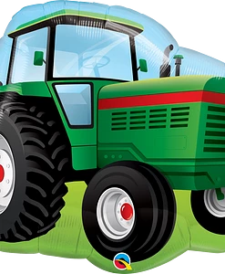 Funny Balloons Usa Foil Balloons Green Farm Tractor 16468