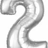 Funny Balloons Usa Foil Balloons 2 Silver 3195601 - 26 In