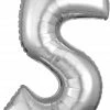 Funny Balloons Usa 5 Silver 3195901 - 26 In