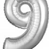 Funny Balloons Usa 9 Silver 3196301 - 26 In