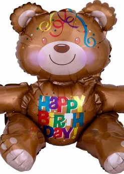 Funny Balloons Usa Happy Birthday Sitting Bear 3262601
