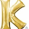 Funny Balloons Usa Gold K Giant Letter 3296801 - 34 In
